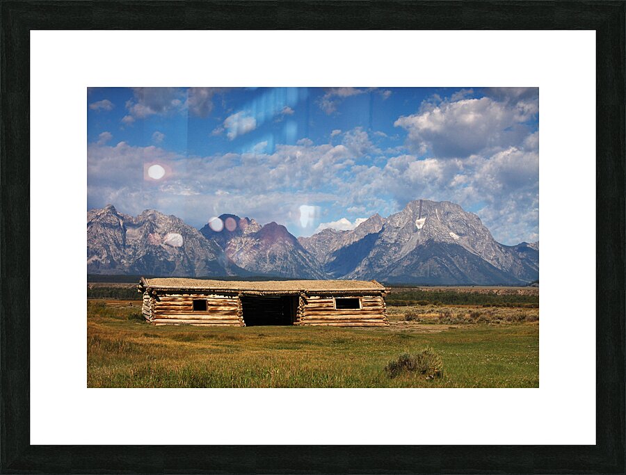 Grand Teton Cabin  Impression encadrée