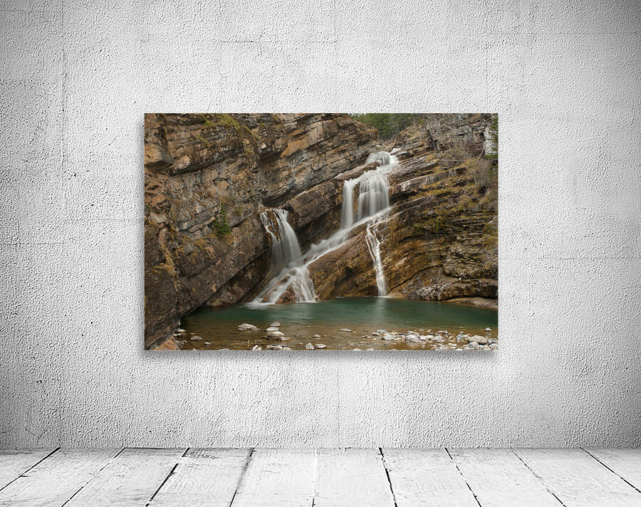 Waterton Waterfall by Serge Olivier